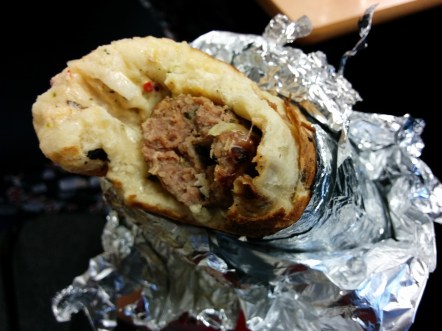 Lamb kebab supplied at the school dinner.