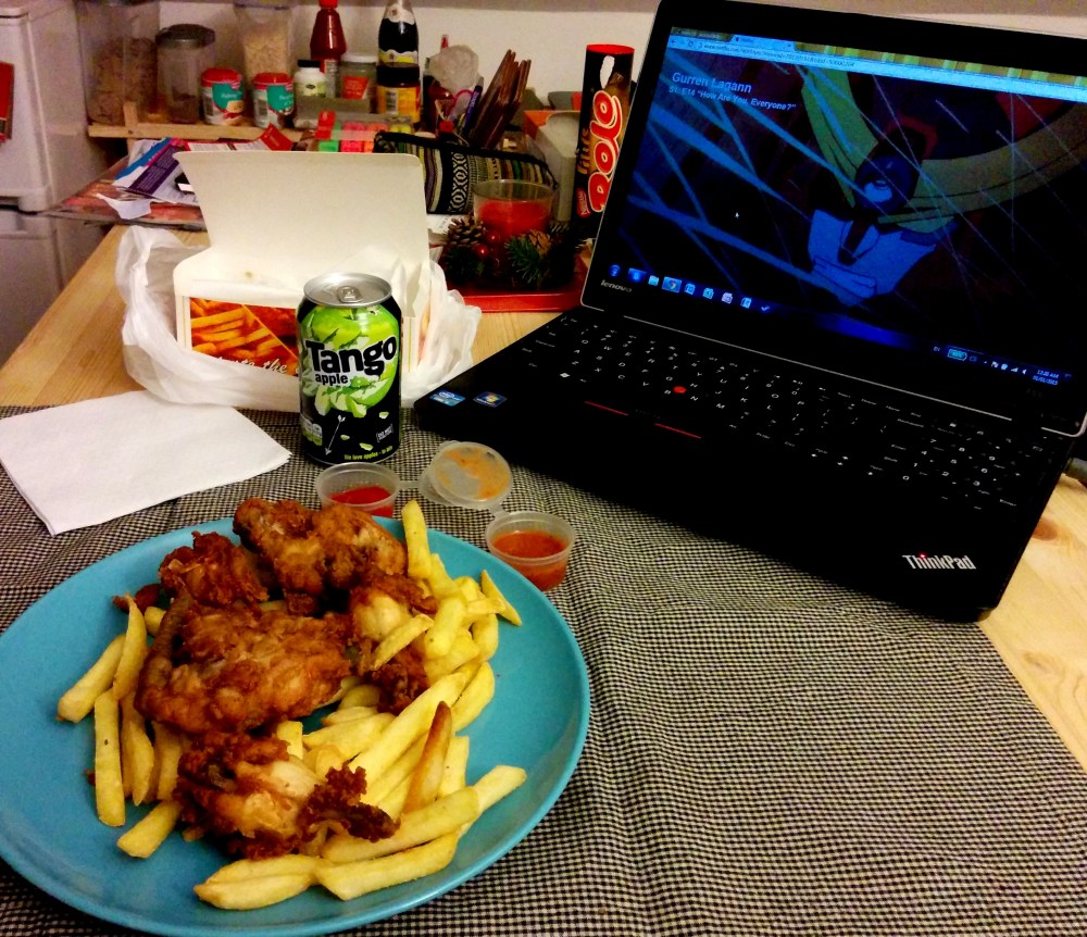 The usual celebratory meal.