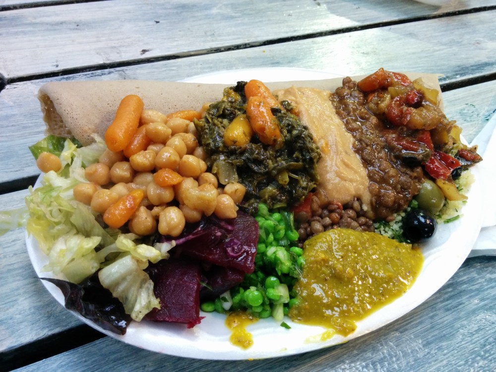 african veggie plate boiler house food hall
