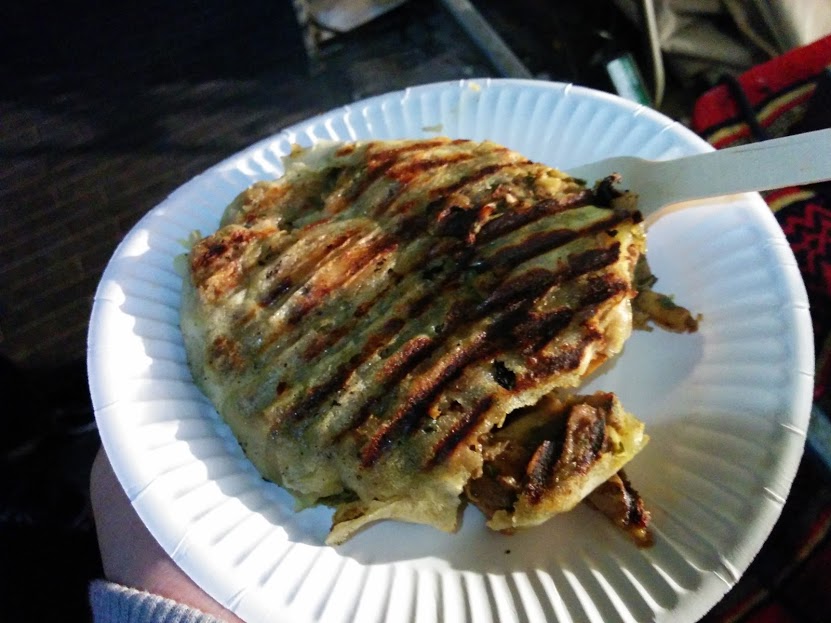 south bank food market london england polish snacks